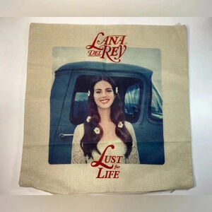 Lana Del Rey - Lust for Life - 18”x 18” -  Throw Pillow Cover / Slip - 🛻🎶